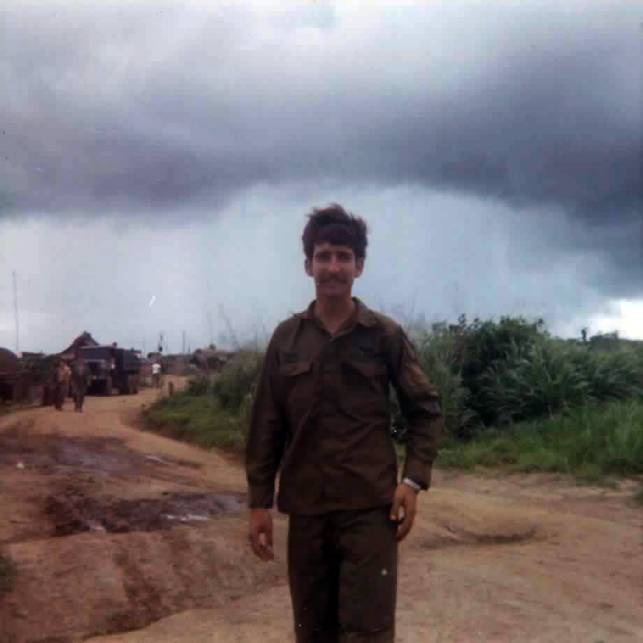 Larry Cate (Cat Platoon) at a fire support base.