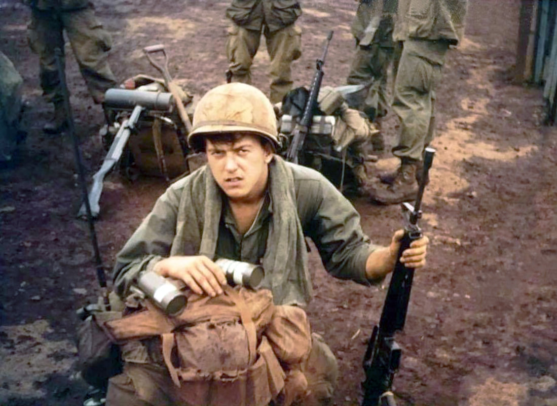 Richard Colburn, ready to head into the jungle