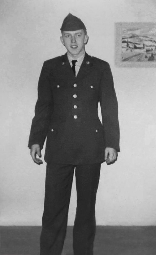 Richard Colburn in his Class A uniform