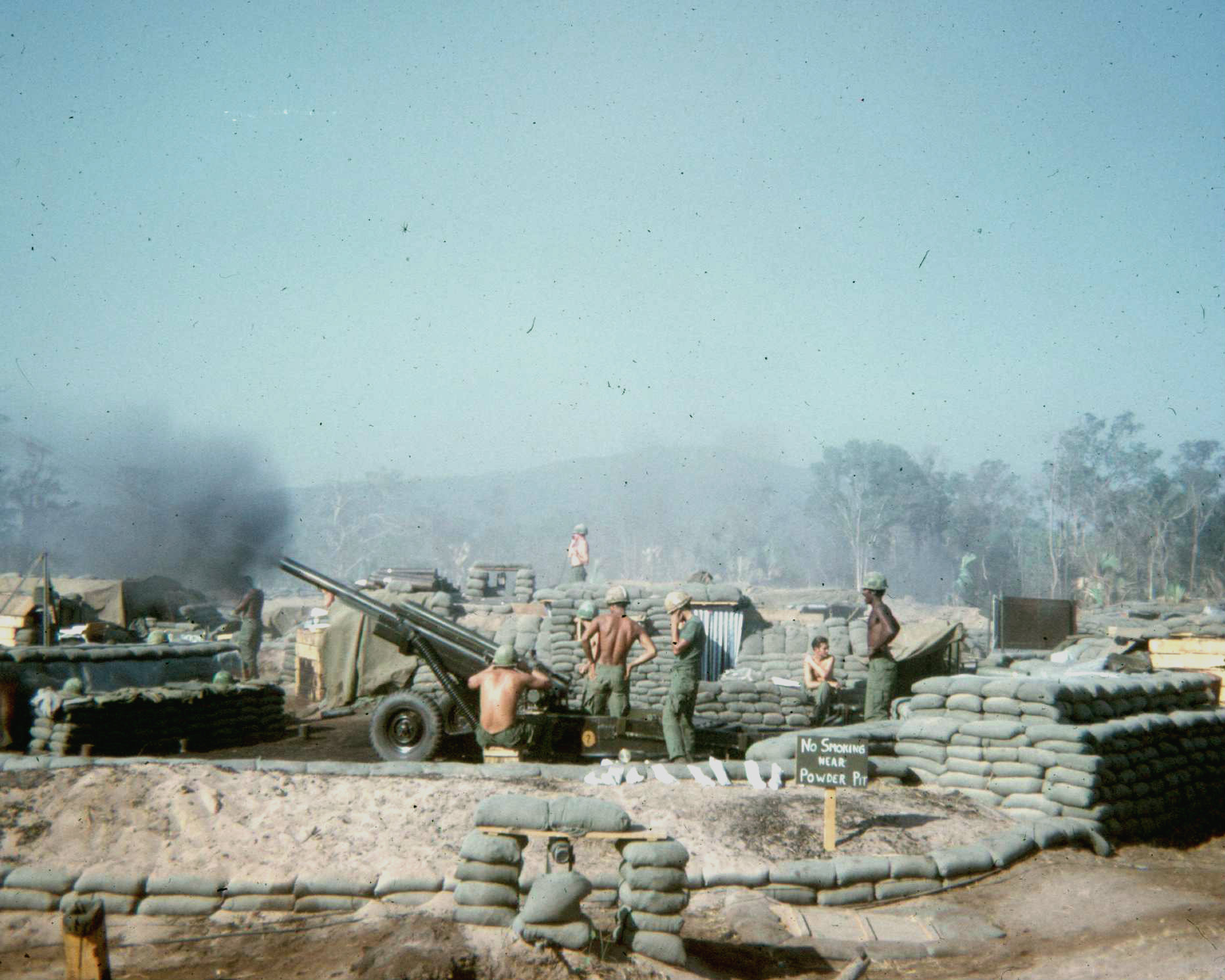 Artillery fire mission, Fontaine