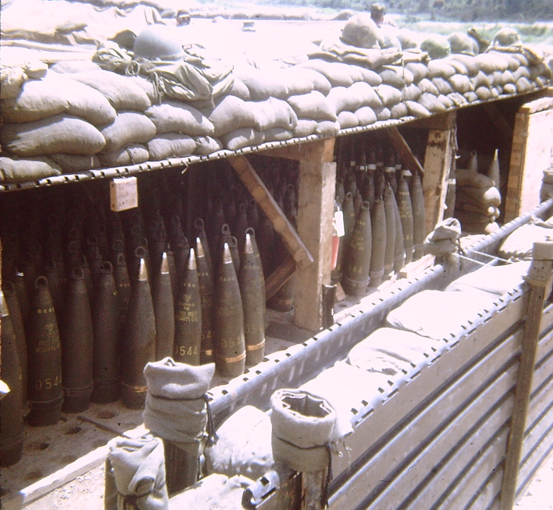 155mm ammo storage at FSB Judy