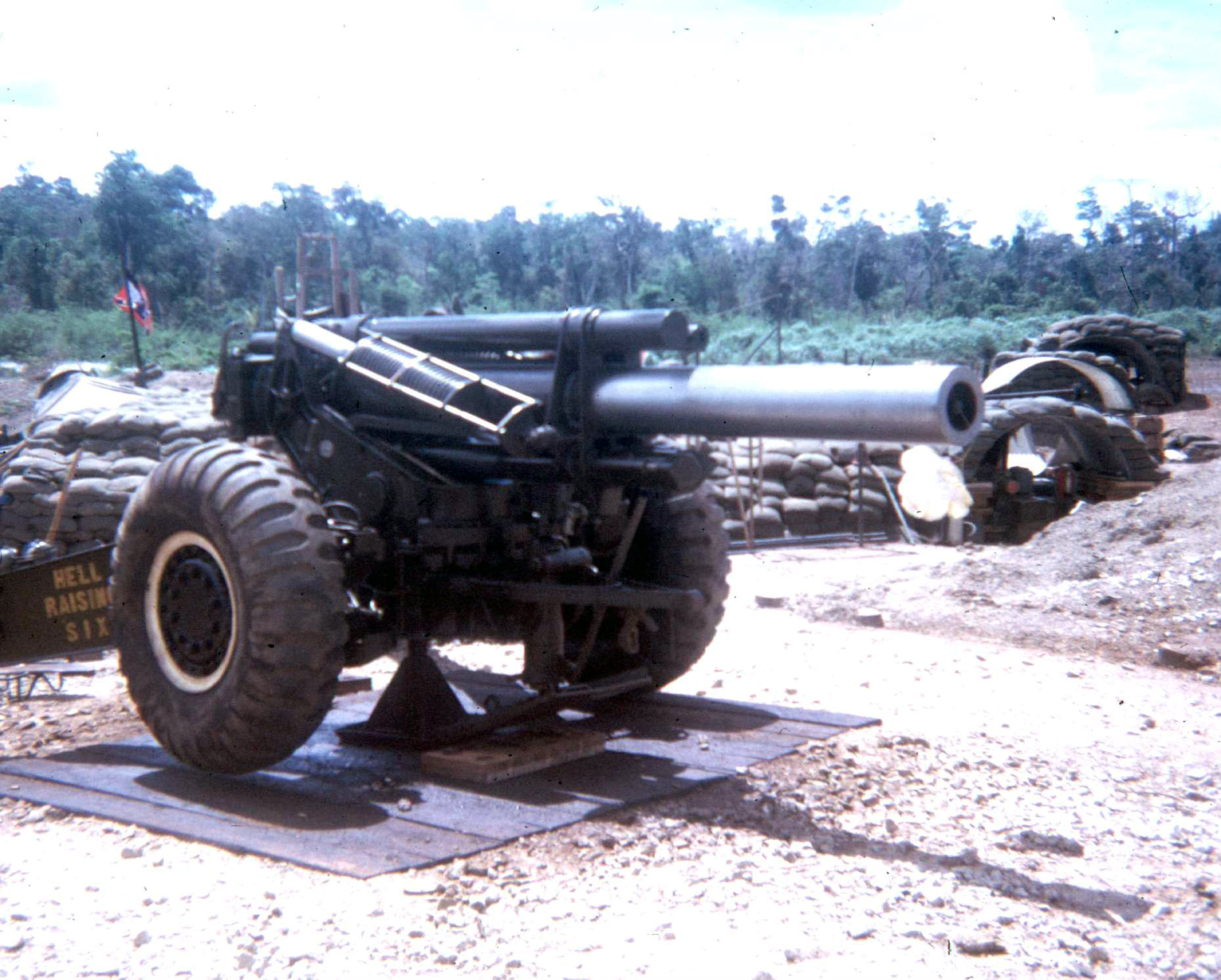 155mm howitzer at FSB Judy