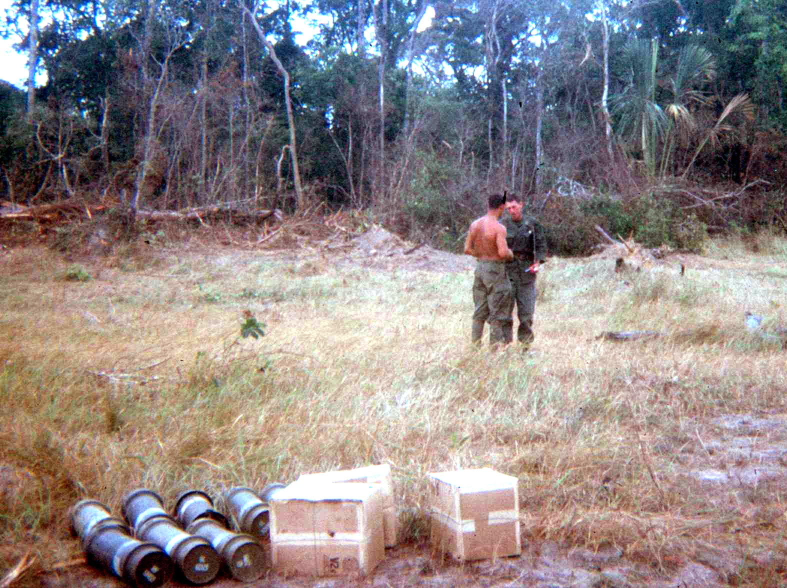 Lt. Guidara and Col. Bacon at FSB King