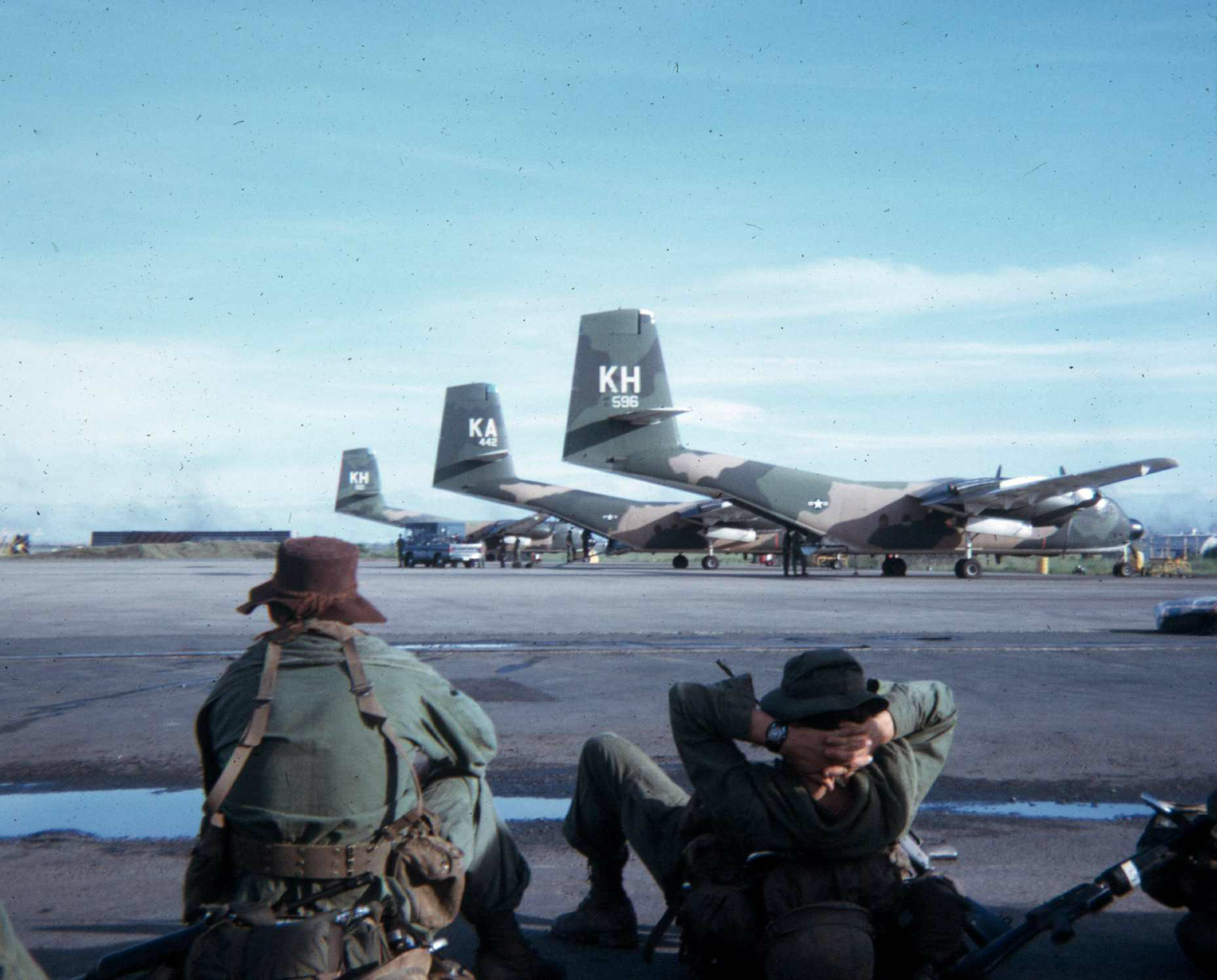 C-7 Caribou ride to FB Mace