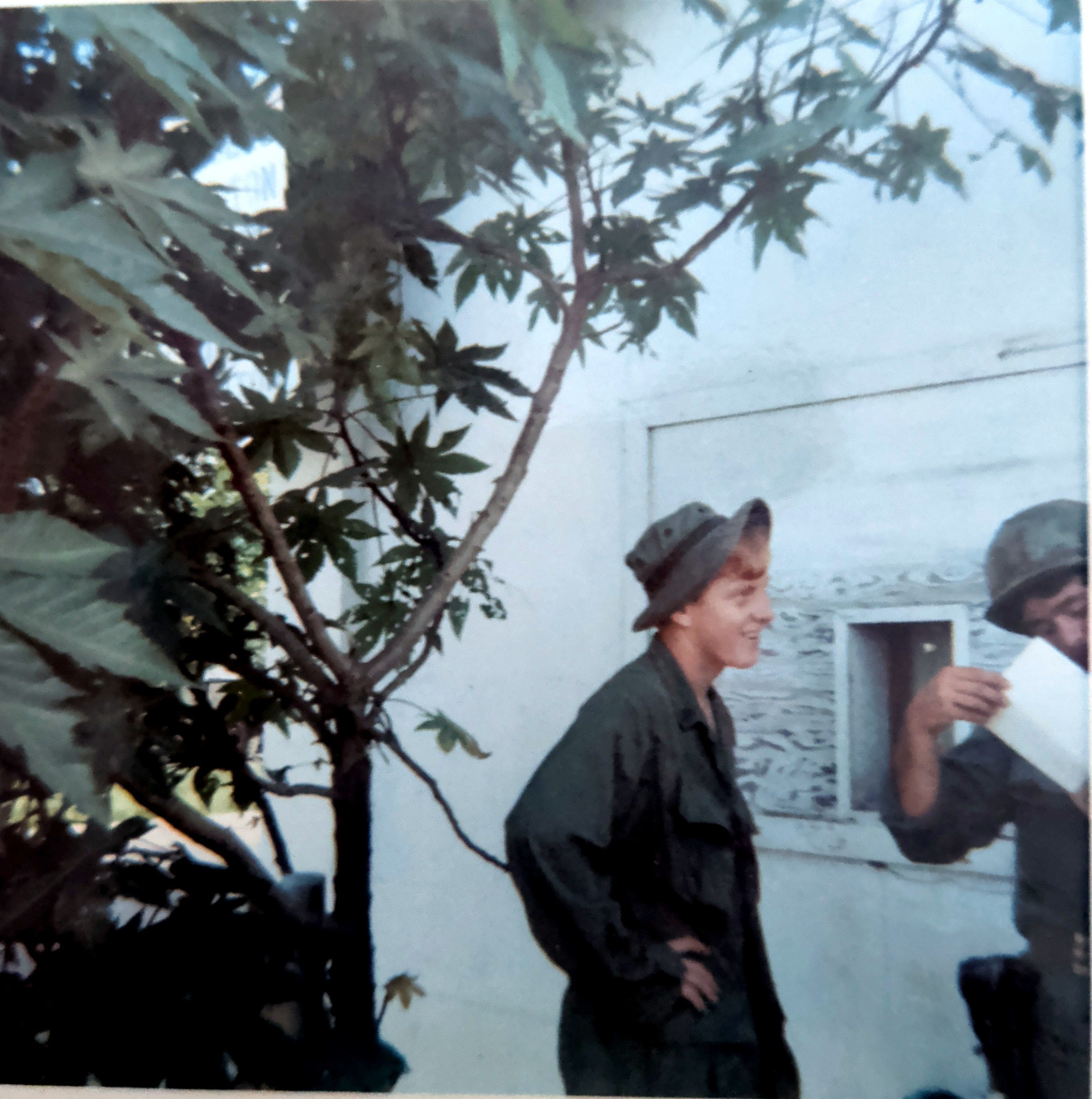 Bill Small relaxing the rear (Vung Tao or Bien Hoa)