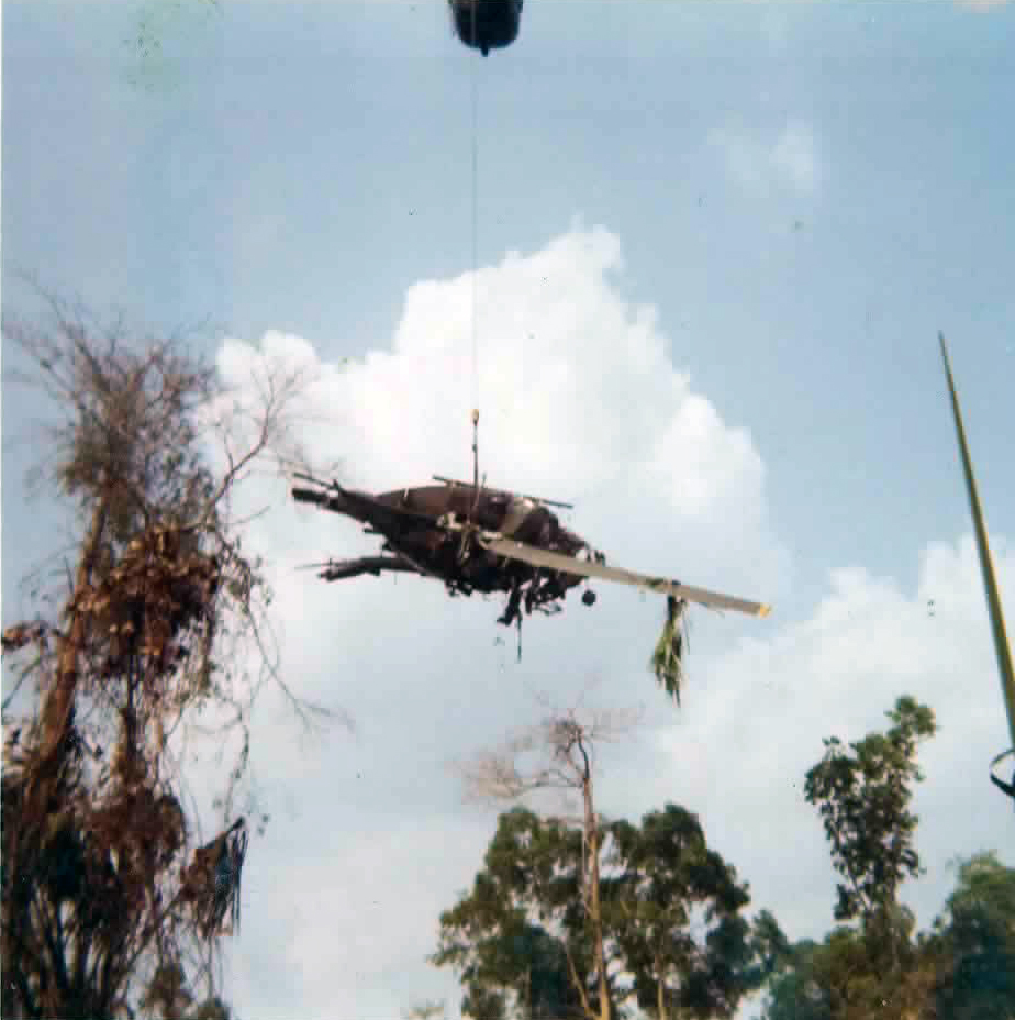 Huey recovery — Marvin documented from arrival through extraction