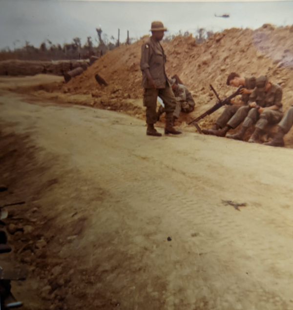 Soldiers on a road