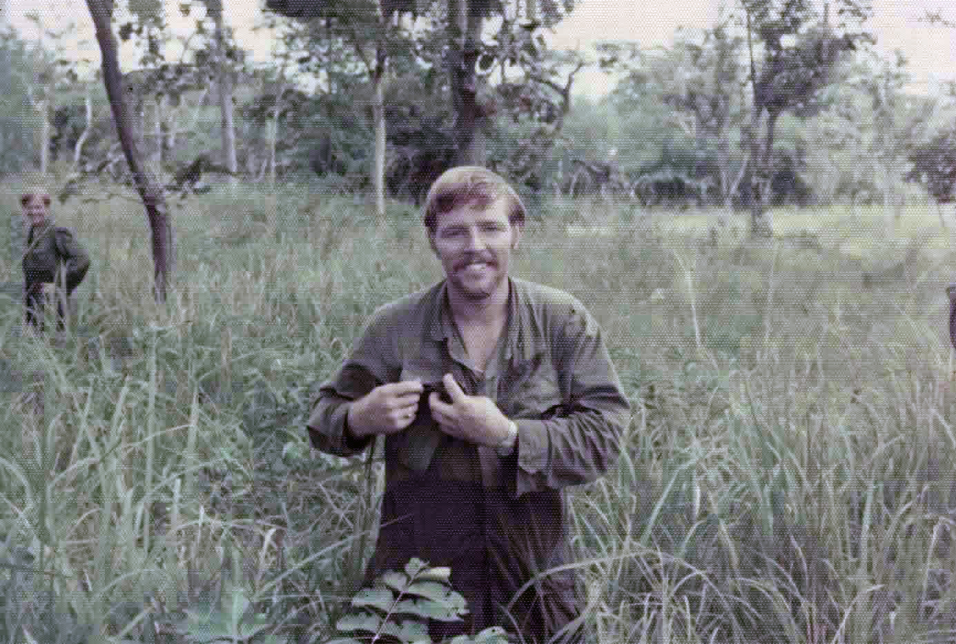 Marvin Miller in the bush during the fall of 1971