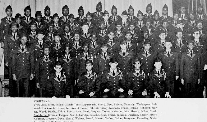 Clarence Saulsberry with his training company
