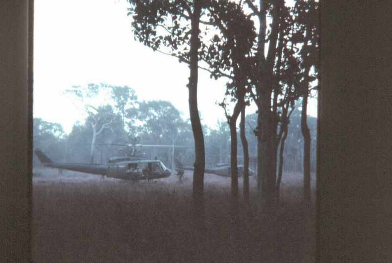 A typical LZ in the bush