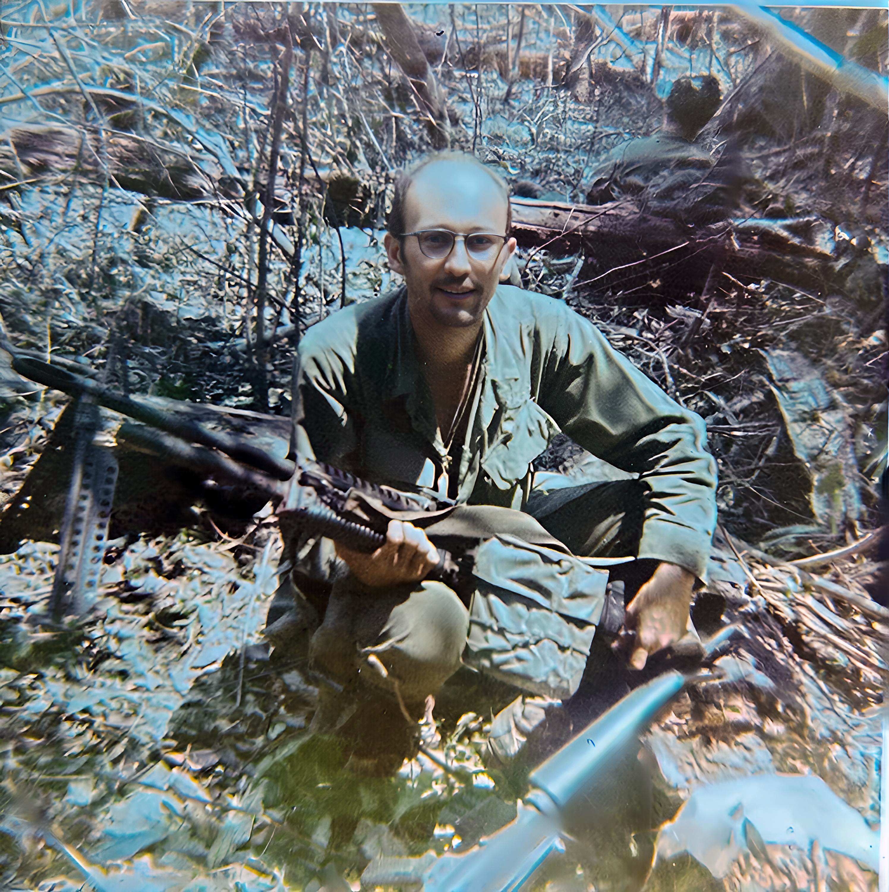 Joe Kint in the bush.