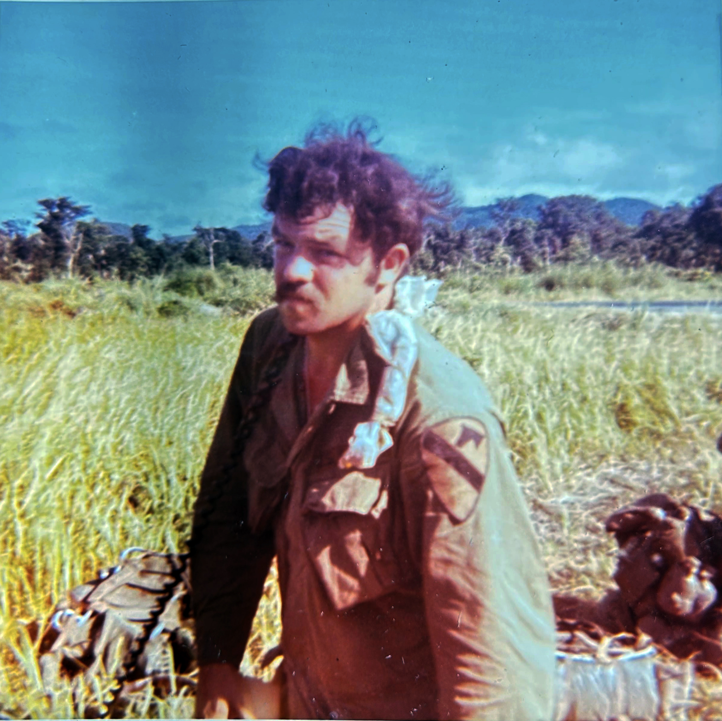 Larry "Pops" Fishell in the countryside.