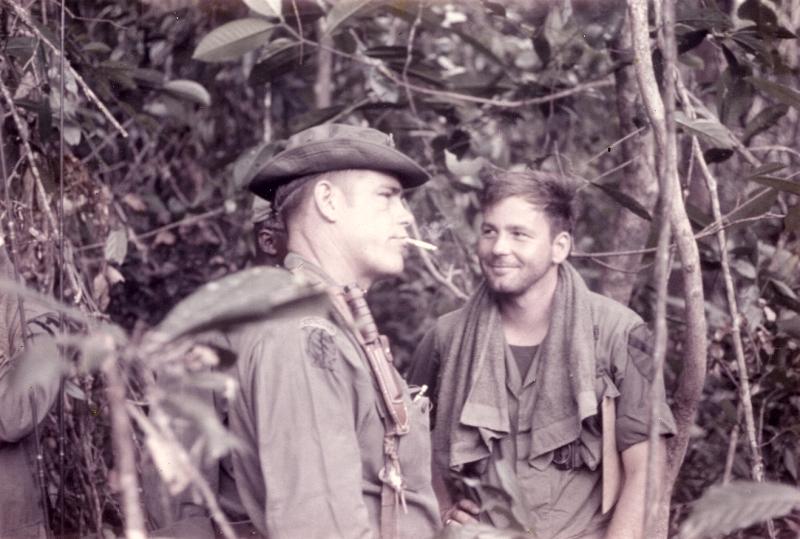 Col. Thomas Blagg (left) and Capt. Wolf Kutter