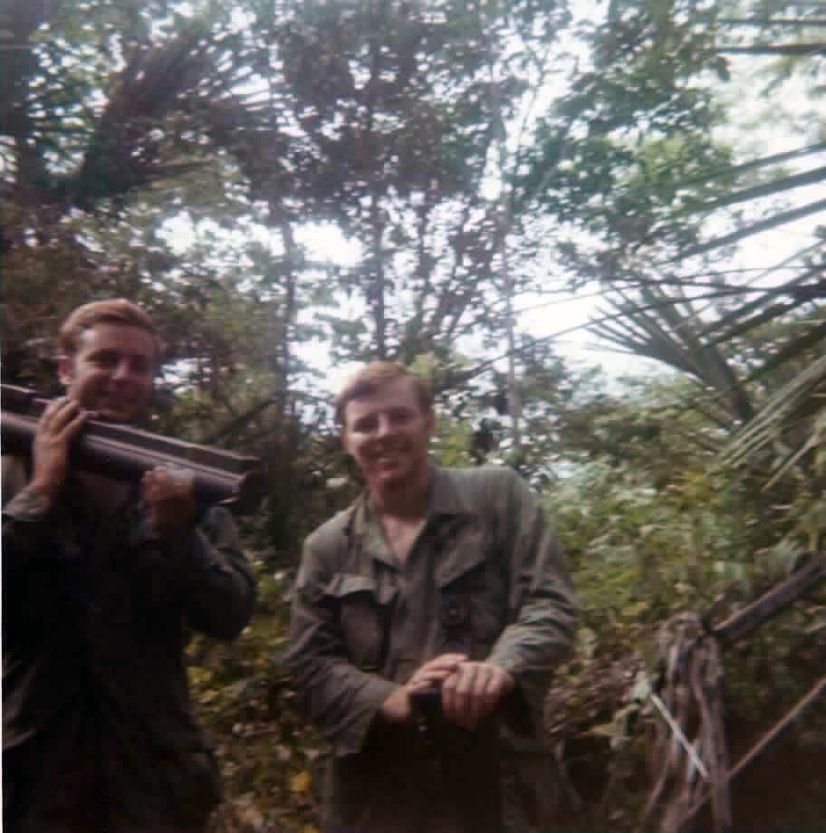 Larry Randt and Marvin Miller — jungle, 1971