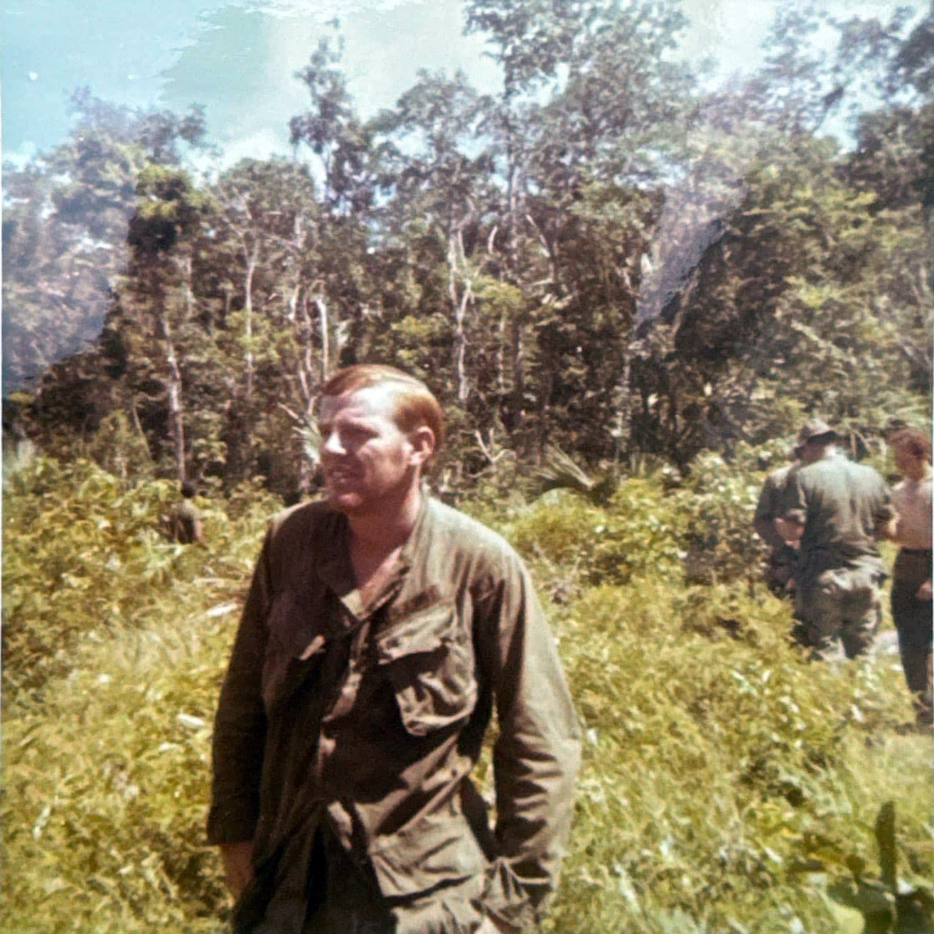Marvin Miller in the jungle — Cat Platoon, 1971