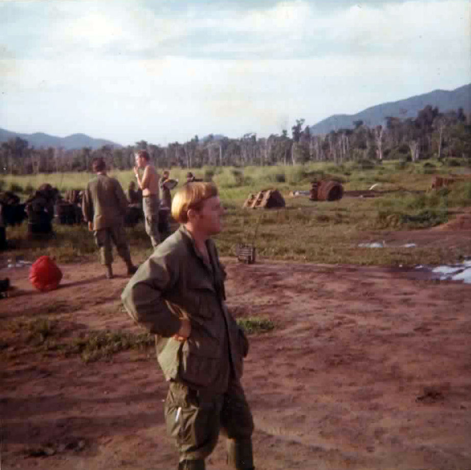 Marvin Miller at firebase — Long Khanh Province, 1971